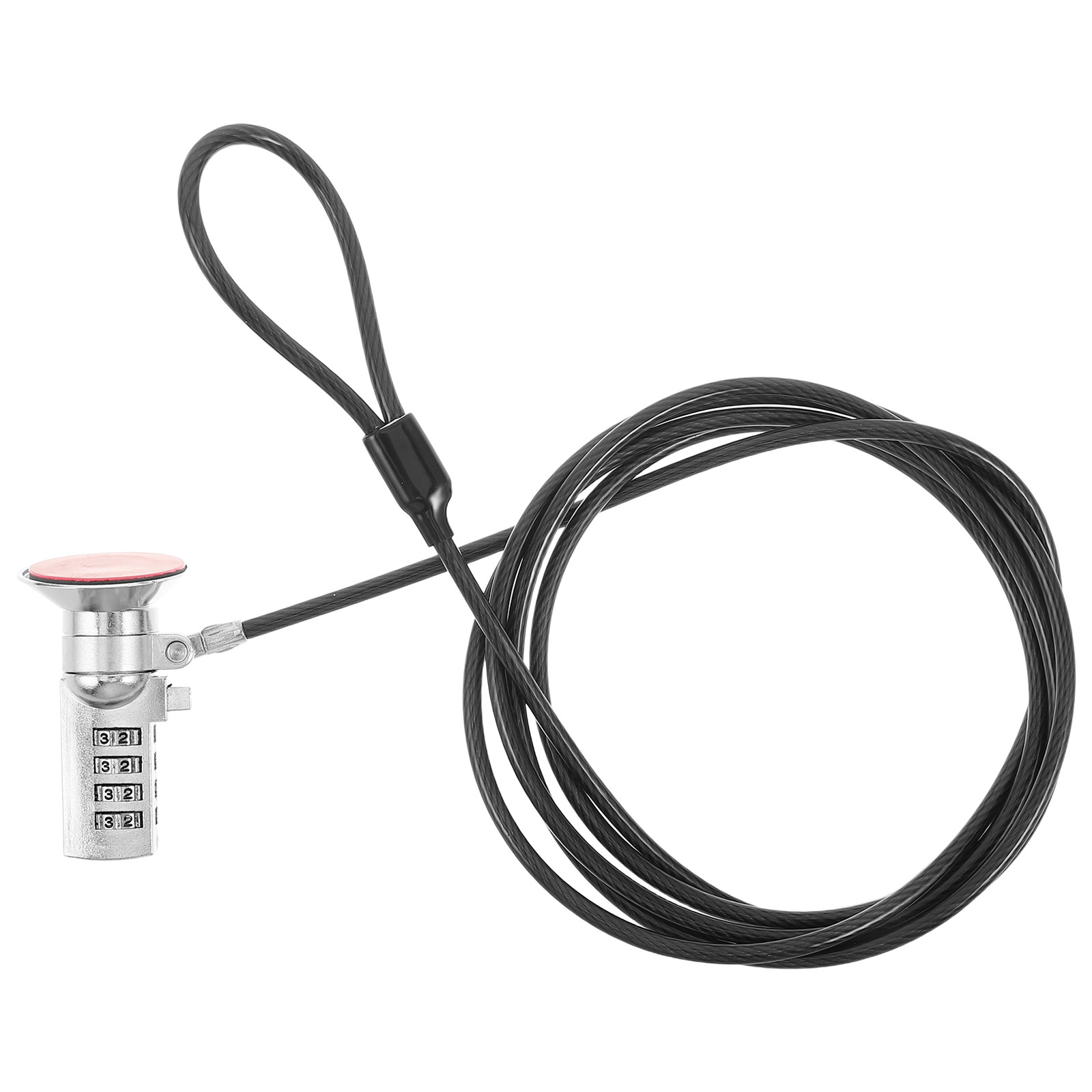 1Set Laptop Lock Combination 6 - đánh giá và giá Cable Lock Flexible
