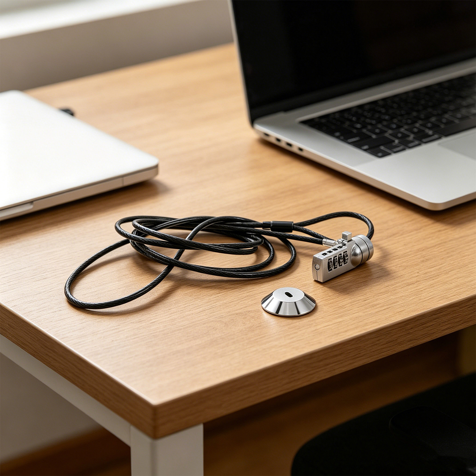 1Set Laptop Lock Combination 6 - đánh giá và giá Cable Lock Flexible