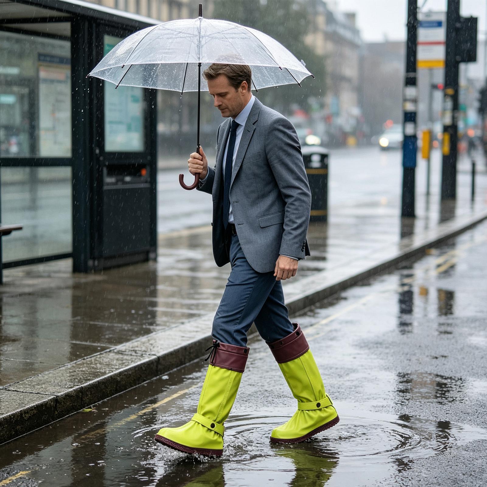 Rain Boot Covers Zipper Reusab - đánh giá và giá Cycling Commute In Rain